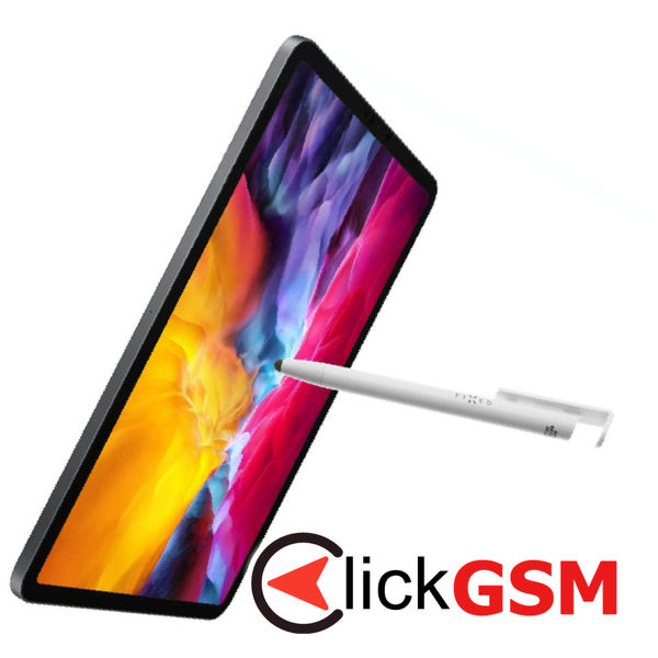 Fixed - Stylus Pen (FIXPEN-WH) - for Phones and Tablets, 3 in 1, Compact Size - White