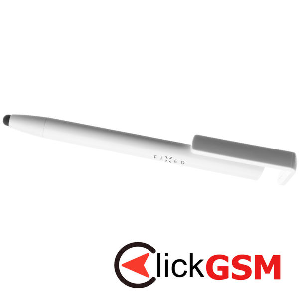 Fixed - Stylus Pen (FIXPEN-WH) - for Phones and Tablets, 3 in 1, Compact Size - White