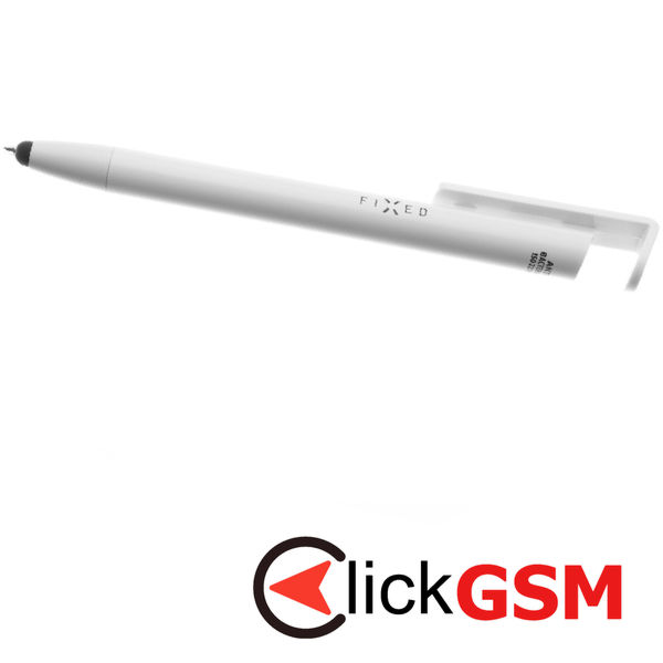 Fixed - Stylus Pen (FIXPEN-WH) - for Phones and Tablets, 3 in 1, Compact Size - White