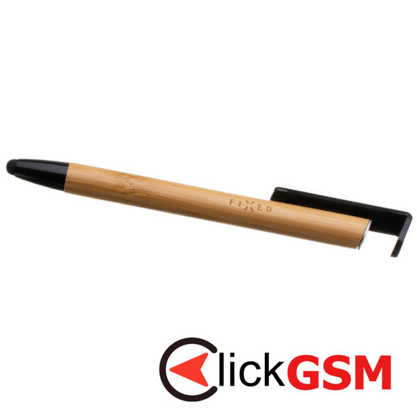 Fixed - Stylus Pen (FIXPEN-BA) - for Phones and Tablets, 3 in 1, Compact Size - Brown
