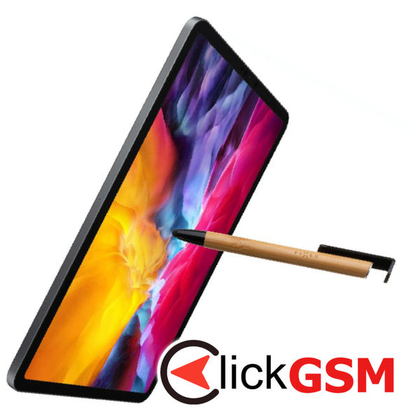 Fixed - Stylus Pen (FIXPEN-BA) - for Phones and Tablets, 3 in 1, Compact Size - Brown