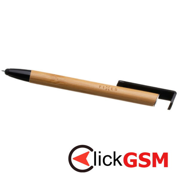 Fixed - Stylus Pen (FIXPEN-BA) - for Phones and Tablets, 3 in 1, Compact Size - Brown
