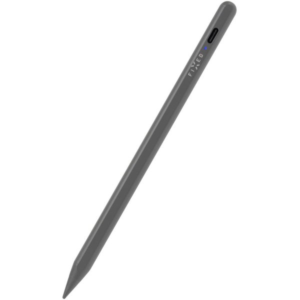 Fixed - Stylus Pen Graphite Uni (FIXGRA-UN-GR) - Aluminum Alloy, LED Indicator, USB-C Connector - Gray