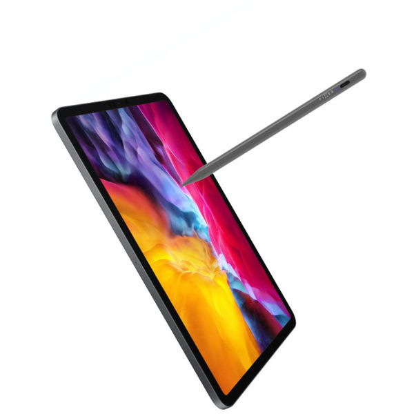 Fixed - Stylus Pen Graphite Uni (FIXGRA-UN-GR) - Aluminum Alloy, LED Indicator, USB-C Connector - Gray