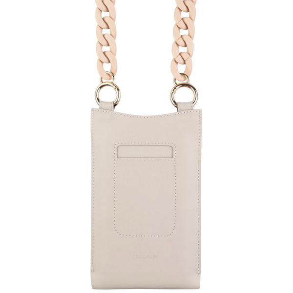 Fixed - Universal Shoulder Bag Venezia Leather (FIXVEN-CR) - for Mobile Phones 7 - Cream