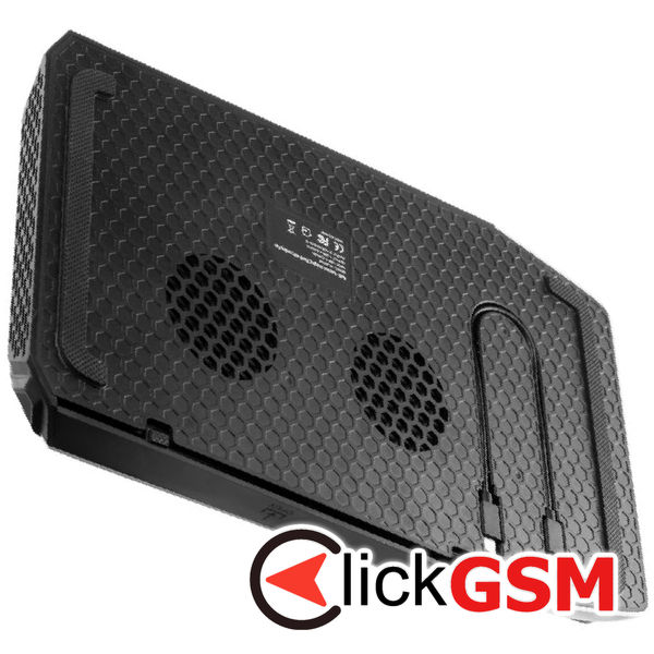 Fixed - Stand and Cooling Station (FIXPS5-MCS-BW) - for PS5, 2x Charging Docks, 2x USB, Touch Control, Pull-out File - Black