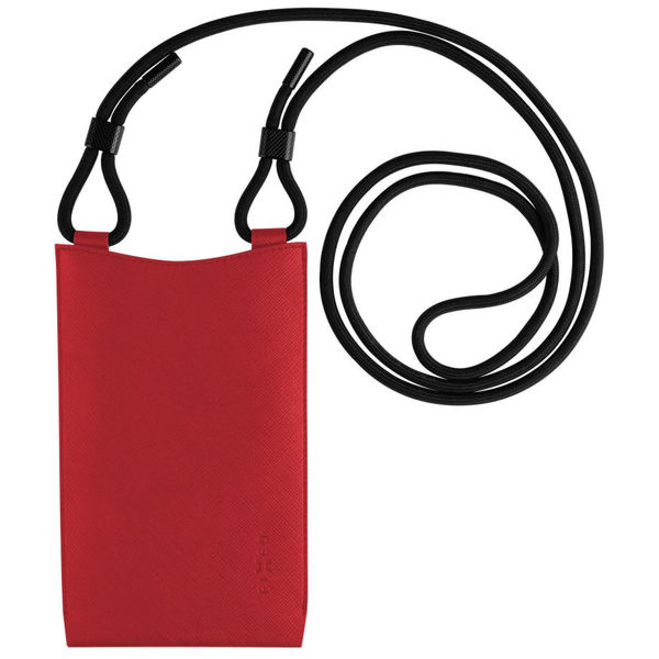 Fixed - Universal Shoulder Bag Verona (FIXVER-RD) - for Mobile Phones 7 - Red
