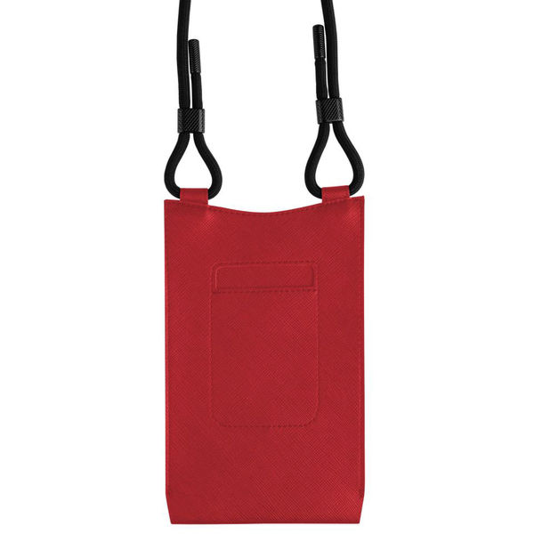 Fixed - Universal Shoulder Bag Verona (FIXVER-RD) - for Mobile Phones 7 - Red