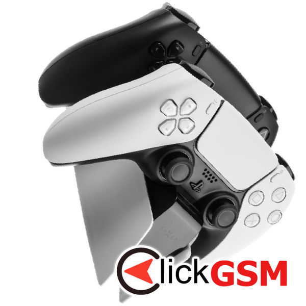 Fixed - Charging Station (FIXPS5-DCC-BW) - for PS5 DualSense Controllers, 2x Docks, Fast Charge, LED, USB-C Port - Black