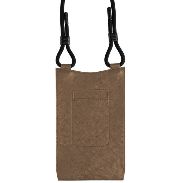 Fixed - Universal Shoulder Bag Verona (FIXVER-CO) - for Mobile Phones 7 - Coffee