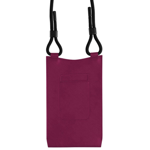 Fixed - Universal Shoulder Bag Verona (FIXVER-WI) - for Mobile Phones 7 - Burgundy