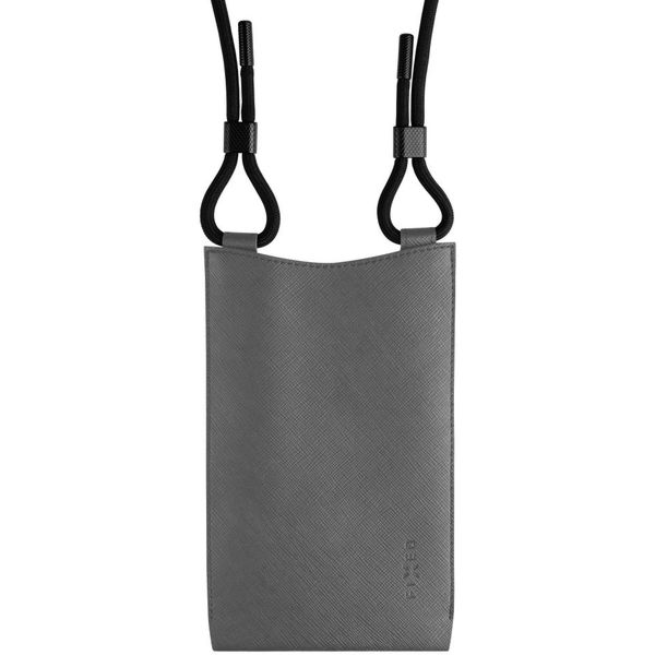 Fixed - Universal Shoulder Bag Verona (FIXVER-GR) - for Mobile Phones 7 - Gray