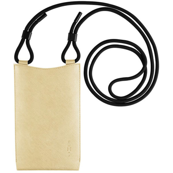 Fixed - Universal Shoulder Bag Verona (FIXVER-LGYL) - for Mobile Phones 7 - Light Yellow