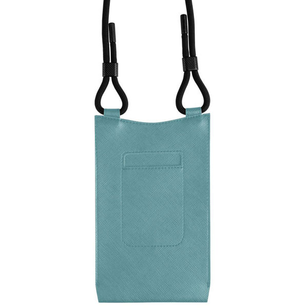 Fixed - Universal Shoulder Bag Verona (FIXVER-LGTU) - for Mobile Phones 7 - Light Turquoise