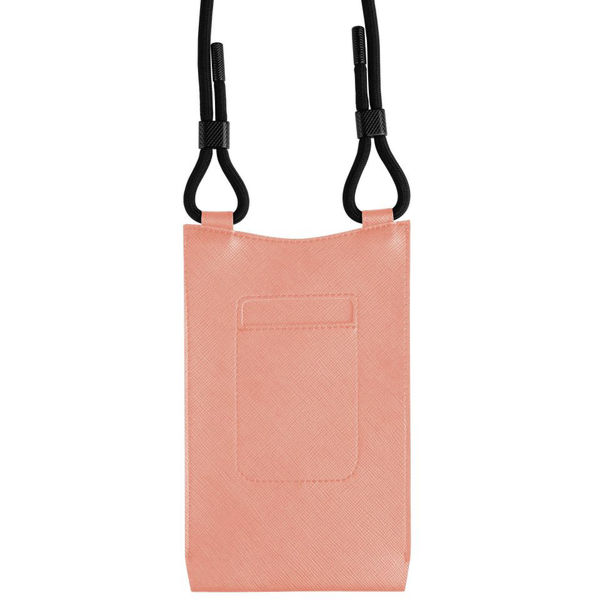 Fixed - Universal Shoulder Bag Verona (FIXVER-PEA) - for Mobile Phones 7 - Peach