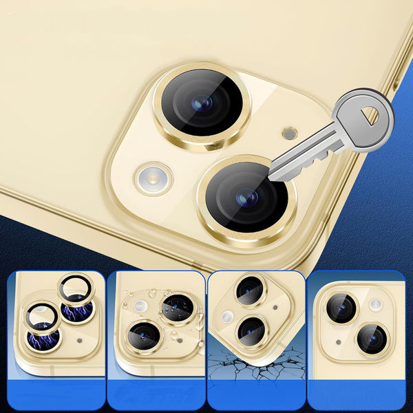 Lito - S+ Camera Glass Protector - iPhone 14 / iPhone 14 Plus - Yellow