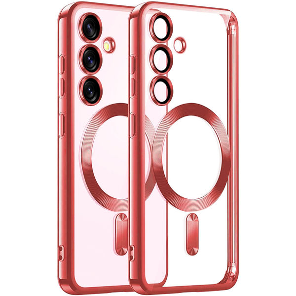 Techsuit - Luxury Crystal MagSafe - Samsung Galaxy S25 - Red