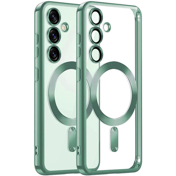 Techsuit - Luxury Crystal MagSafe - Samsung Galaxy S25 - Light Green