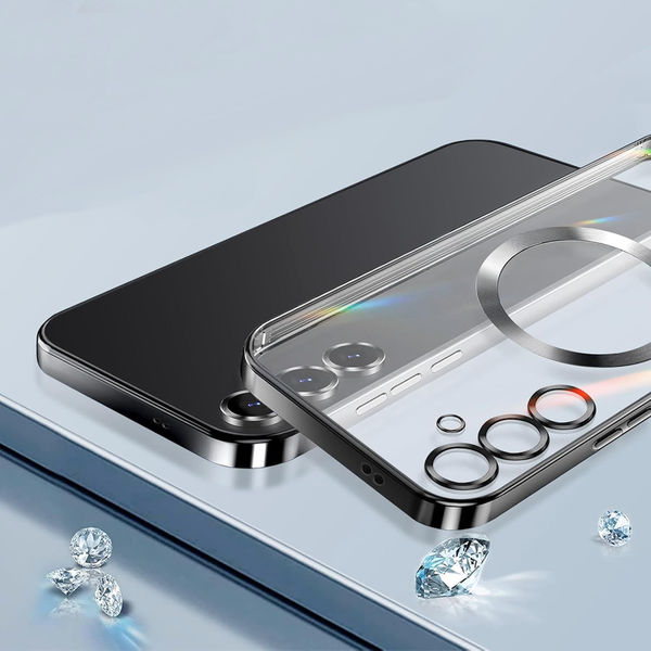 Techsuit - Luxury Crystal MagSafe - Samsung Galaxy S25 - Light Green