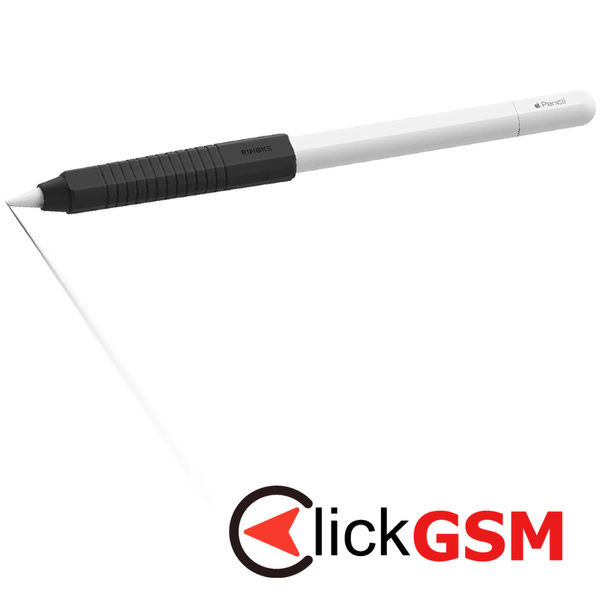 Ringke - Silicone Drafting Grip Holder - for Apple Pencil, Easy to Attach, Durable Elasticity - Black