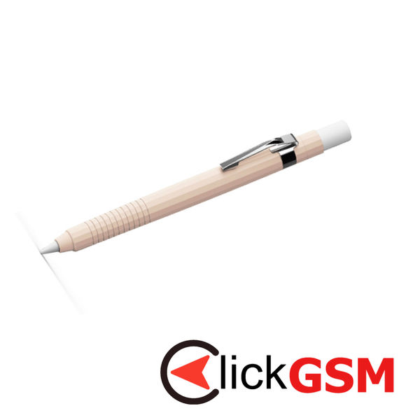 Ringke - Silicone Drafting Pencil Case - for Apple Pencil, Easy to Attach, Metal Holder Clip, Durable Elasticity - Pink Sand