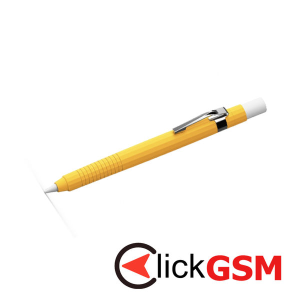 Ringke - Silicone Drafting Pencil Case - for Apple Pencil, Easy to Attach, Metal Holder Clip, Durable Elasticity - Yellow