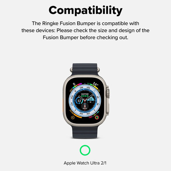 Ringke - Fusion Bumper - Apple Watch Ultra / Ultra 2 - Neon Orange