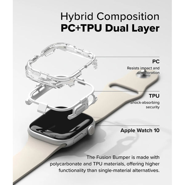 Ringke - Fusion Bumper - Apple Watch 10 42mm - White