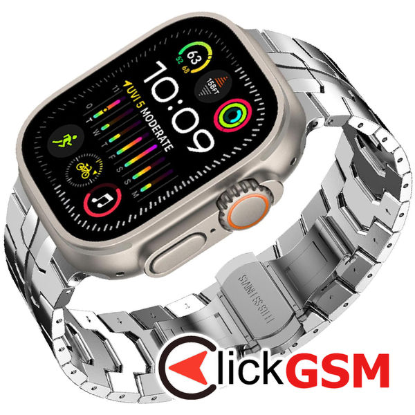 Techsuit - Watchband (W063) - Huawei Watch GT 2 (46mm)/GT 2 Pro/GT 3 Pro (46mm)/Ultimate, Xiaomi Watch S1 - Silvery