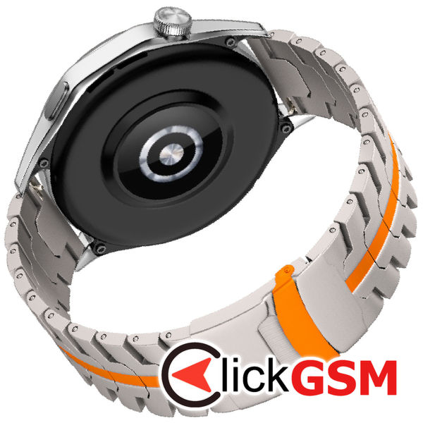 Techsuit - Watchband (W063) - Huawei Watch GT 2 (46mm)/GT 2 Pro/GT 3 Pro (46mm)/Ultimate, Xiaomi Watch S1 - Titanium Orange