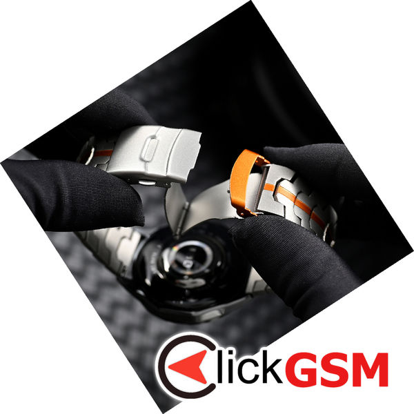 Techsuit - Watchband (W063) - Huawei Watch GT 2 (46mm)/GT 2 Pro/GT 3 Pro (46mm)/Ultimate, Xiaomi Watch S1 - Titanium Orange