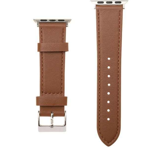 Fixed - Leather Strap 35mm - Apple Watch 1/2/3/4/5/6/7/8/9/10/SE/SE 2/Ultra/Ultra 2 (42/44/45/46/49mm) - Brown