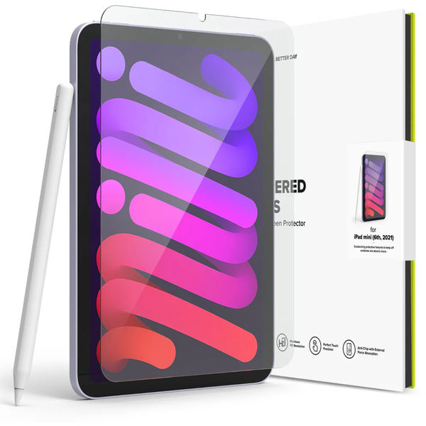 Ringke - Tempered Glass Screen Protector - iPad mini 6 (2021) / iPad mini 7 (2024) - Clear