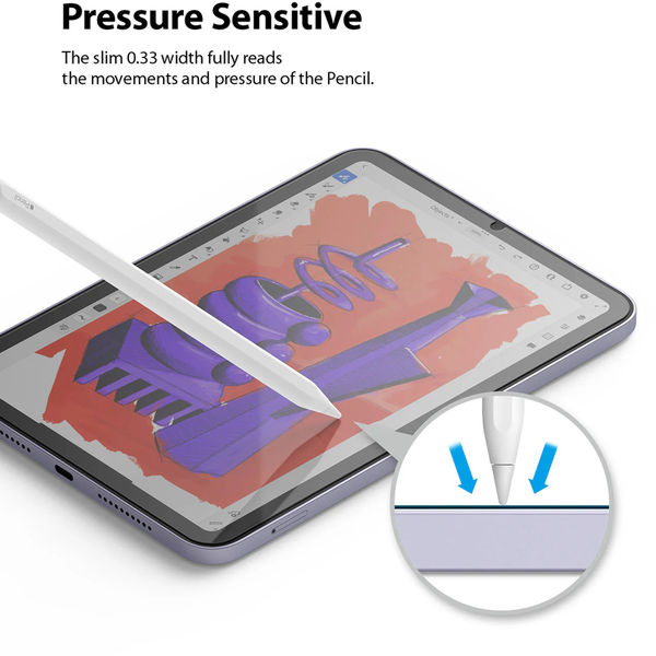 Ringke - Tempered Glass Screen Protector - iPad mini 6 (2021) / iPad mini 7 (2024) - Clear