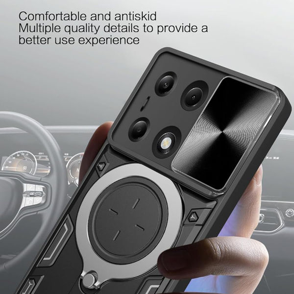 Techsuit - CamGuard Pro - Xiaomi Redmi Note 13 Pro 4G / Poco M6 Pro 4G - Black