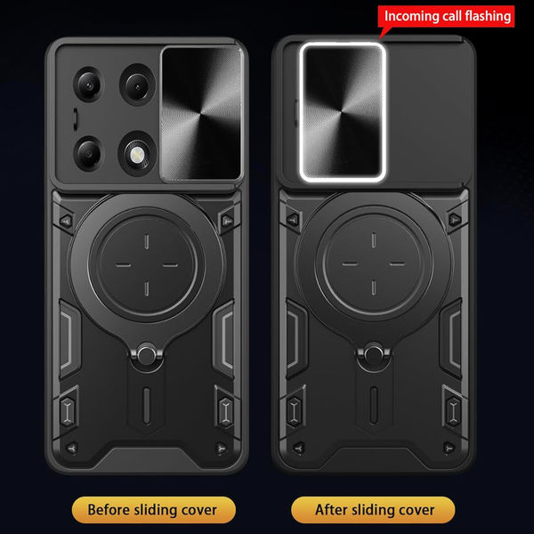 Techsuit - CamGuard Pro - Xiaomi Redmi Note 13 Pro 4G / Poco M6 Pro 4G - Black