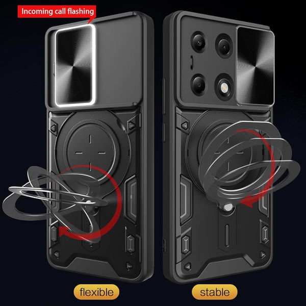 Techsuit - CamGuard Pro - Xiaomi Redmi Note 13 Pro 4G / Poco M6 Pro 4G - Black