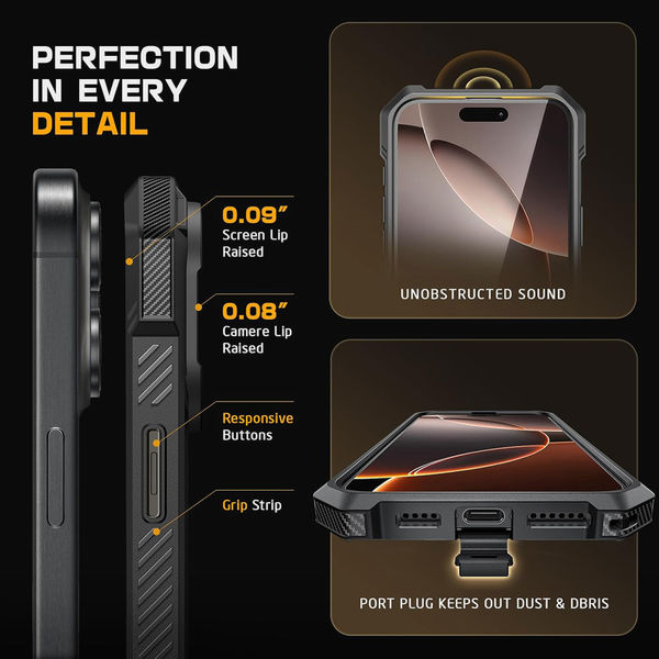 Supcase - Unicorn Beetle Defender - iPhone 16 Pro Max - Ruddy