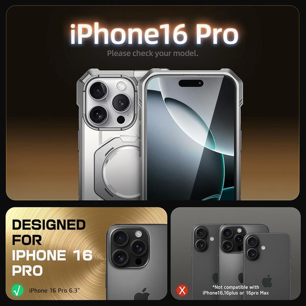 Supcase - Unicorn Beetle Defender - iPhone 16 Pro - White