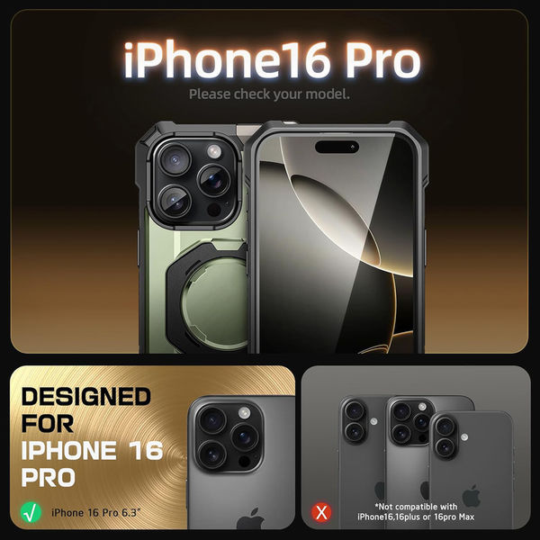 Supcase - Unicorn Beetle Defender - iPhone 16 Pro - Guldan