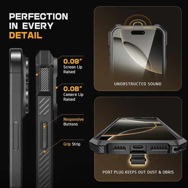 Supcase - Unicorn Beetle Defender - iPhone 16 Pro - Guldan