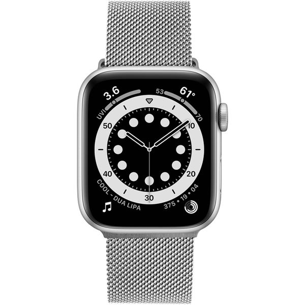 Fixed - Mesh Strap 32mm - Apple Watch 1/2/3/4/5/6/7/8/9/10/SE/SE 2 (38/40/41/42mm) - Silver