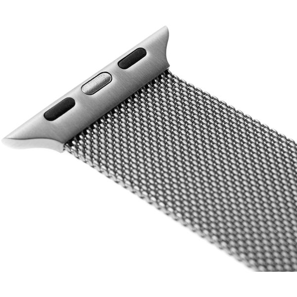 Fixed - Mesh Strap 32mm - Apple Watch 1/2/3/4/5/6/7/8/9/10/SE/SE 2 (38/40/41/42mm) - Silver