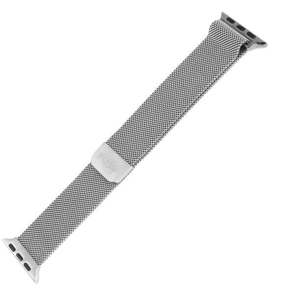 Fixed - Mesh Strap 32mm - Apple Watch 1/2/3/4/5/6/7/8/9/10/SE/SE 2 (38/40/41/42mm) - Silver