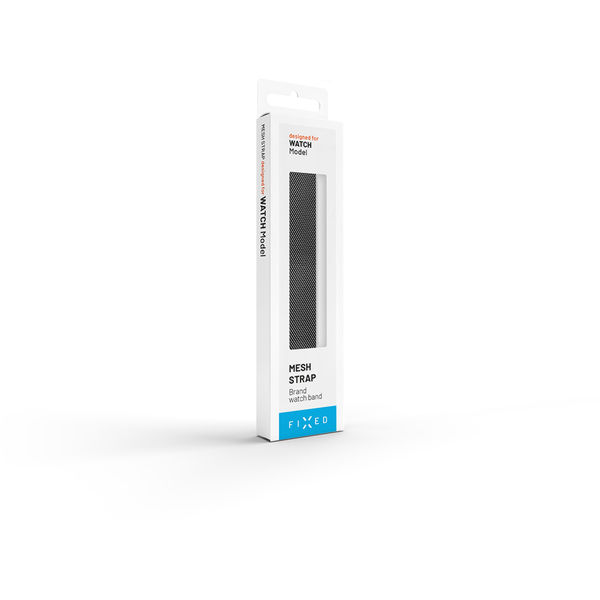 Fixed - Mesh Strap 32mm - Apple Watch 1/2/3/4/5/6/7/8/9/10/SE/SE 2 (38/40/41/42mm) - Silver