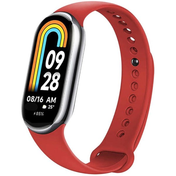 Fixed - Silicone Strap - Xiaomi Mi Band 8 / 8 NFC / 9 / 9 NFC - Red