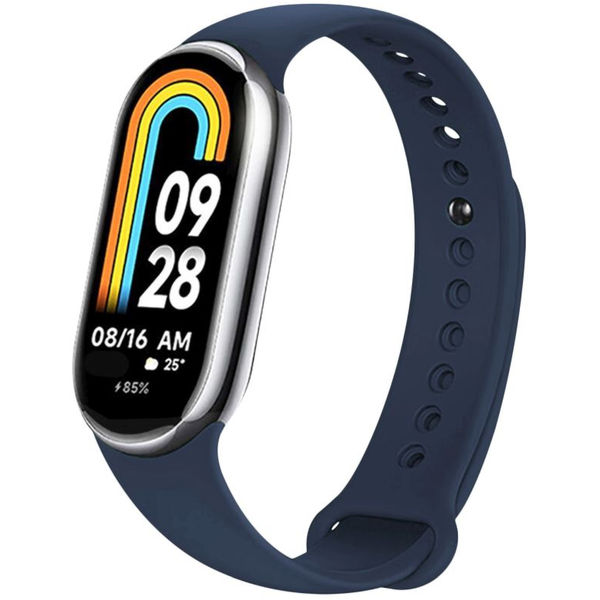 Fixed - Silicone Strap - Xiaomi Mi Band 8 / 8 NFC / 9 / 9 NFC - Blue
