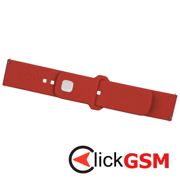 Fixed - Silicone Sporty Strap Set 22mm - Huawei Watch GT 2 (46mm)/GT 2 Pro/GT 3 Pro (46mm)/Ultimate, Xiaomi Watch S1 - Red