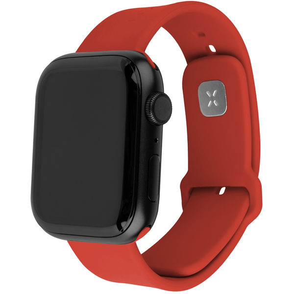 Fixed - Silicone Sporty Strap Set 32mm - Apple Watch 1/2/3/4/5/6/7/8/9/10/SE/SE 2 (38/40/41/42mm) - Red