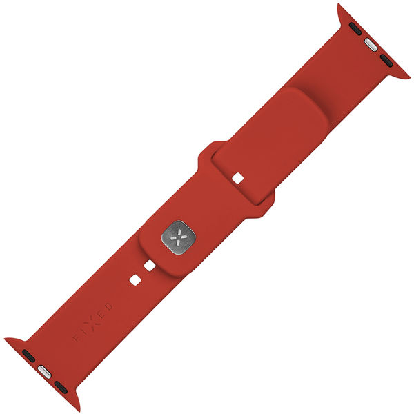 Fixed - Silicone Sporty Strap Set 32mm - Apple Watch 1/2/3/4/5/6/7/8/9/10/SE/SE 2 (38/40/41/42mm) - Red